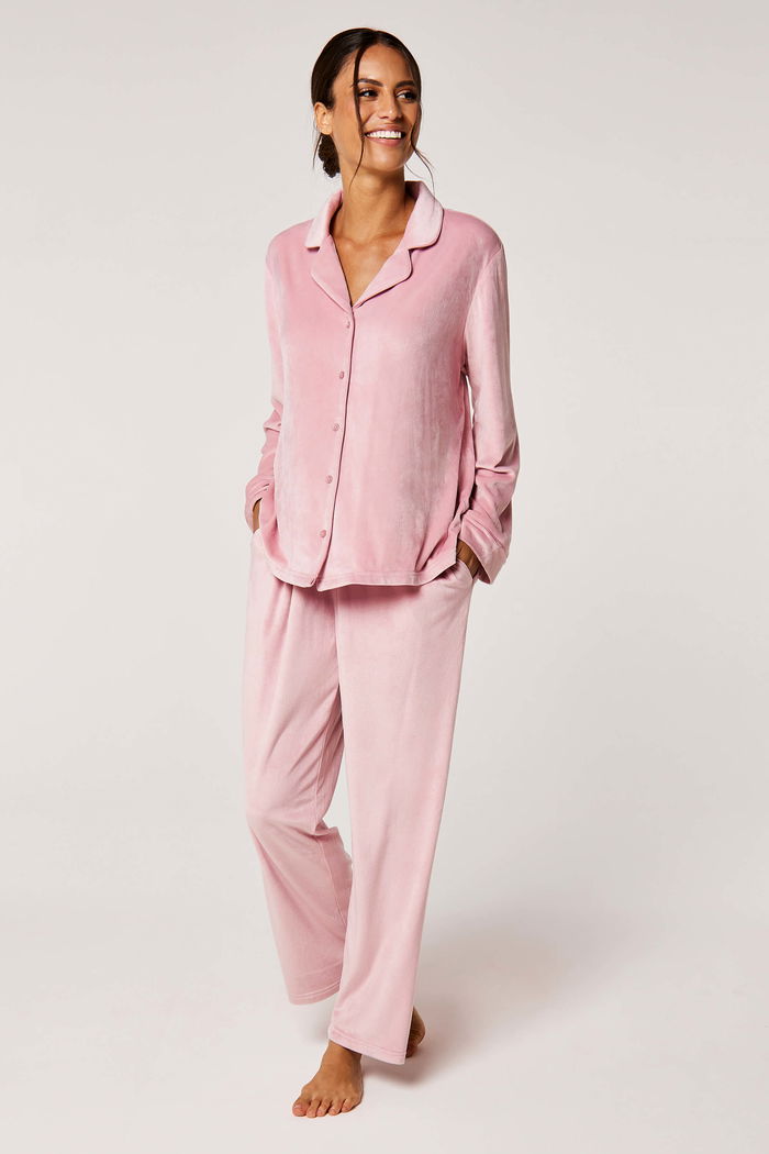 Fleece Pyjama Set with a Classic Cut product image 2