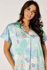 Flower Printed Maxi Short Sleeves Kaftan product image 3