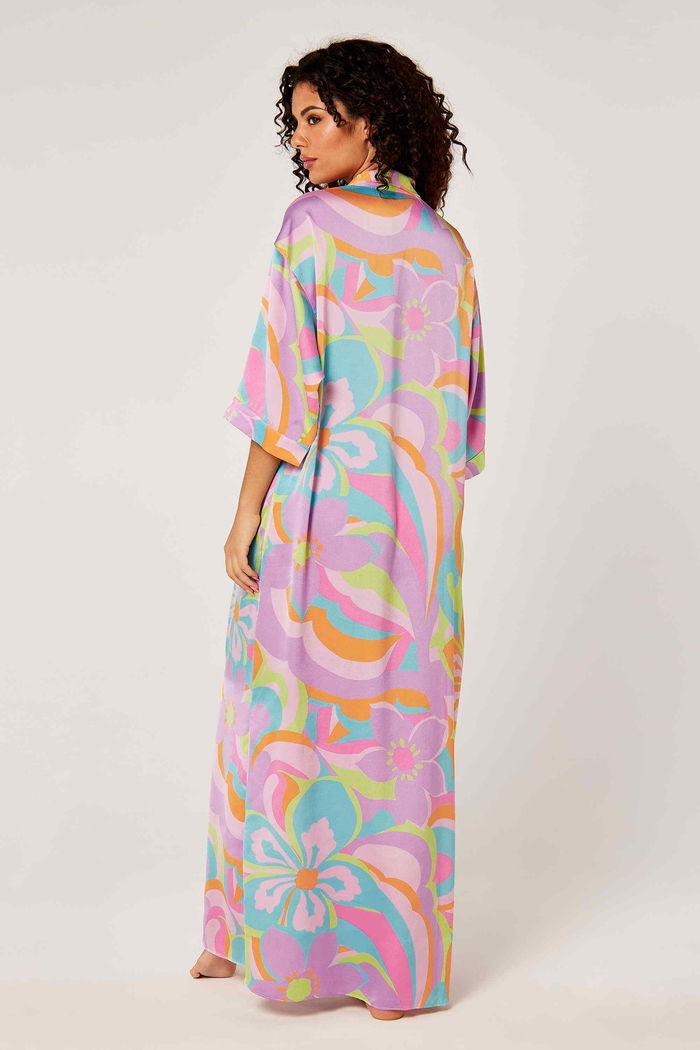 Adjustable Sleeves Cross Wrap Maxi Kaftan product image 5