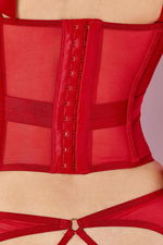 Red Passion Corset and Brief Set product image 3